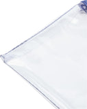 Helix Oxford 8-inch Clear Pencil Case – Durable & Compact Storage Solution