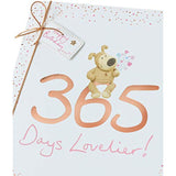 365 Days Lovelier Boofle Birthday Card