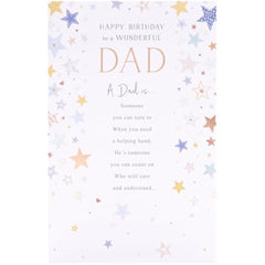 Heartfelt Design Dad Birthday Card