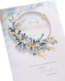 UK Greetings Christmas Card for Mother - Floral Design