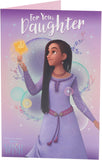 UK Greetings Disney Wish Birthday Card for Daughter - Asha Design