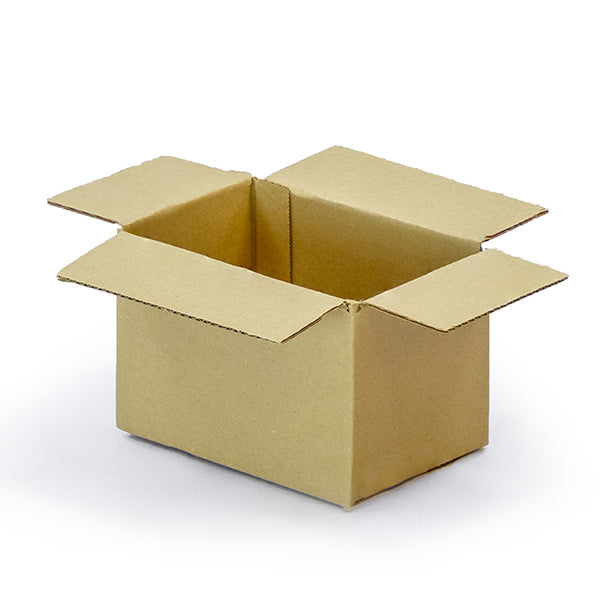25 Single Wall Cardboard Boxes – 6 x 4 x 4 Inch – Packing & Shipping Boxes