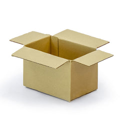 25 Single Wall Cardboard Boxes – 6 x 4 x 4 Inch – Packing & Shipping Boxes