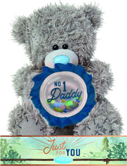 Tatty Teddy Father’s Day Bear – Holding ‘No.1 Daddy’ Rosette Soft Toy Gift