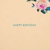 Friend Birthday Card Elegant Floral Design