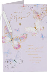 Delicate Butterflies Design Mum Birthday Card