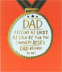 Dad Gold Medal Father's Day Card