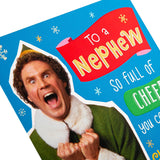 Christmas Card for Nephew - Funny Warner Bros Elf Design