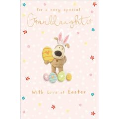 Boofle Very Special Granddaughter Hoppin Fun Easter Card