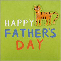 Hallmark Father's Day Card - Cute Illustrated Tiger Design
