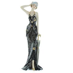 Add To Boards'Broadway Belles' Black Dress 32cm Rose *(12/6)*