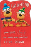 Crackers Christmas Grandad Christmas Card