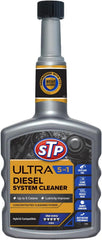 STP Ultra 5 in 1 Diesel Fuel System Cleaner 400ml , Restores Power and Protects your Engine, Enhances Fuel Economy, Mechanical Car Cleaning Products, Concentrated Cleaning Formula, Made in the UK