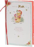 Disney Winnie The Pooh & Piglet Mum Christmas Card