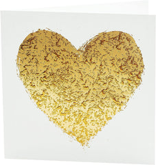 Romantic Heart Blank Valentine's Day Card – Elegant Design