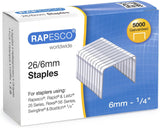 Rapesco Germ-Savvy® Antibacterial: Marlin Stapler & 2000 Staples – Black (Pack 6)