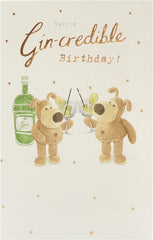 Boofle Gin-credible Birthday Card