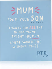 Funny Design from Son Mother's Day Card