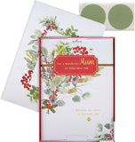 Classic Seasonal Foliage Design Mum Boxed Christmas Card