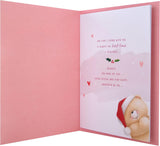 Hallmark Boxed Christmas Card for Someone Special - Cute Forever Friends Wreath and Heart Design