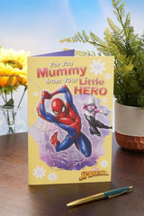 UK Greetings Marvel Spiderman Mother's Day Card - Hero Design