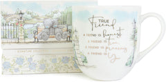 Tatty Teddy Luxury Bone China Mug for A True Friend Presented in Satin Lined Gift Box Signature Collection