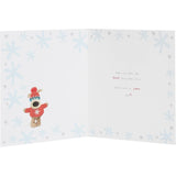 Boofle Skiing Son Christmas Card