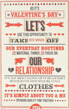 Romantic Cheeky Valentine's Day Card