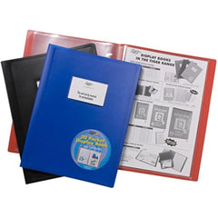 Tiger A4 20 Pocket Flexi Cover Display Book – Assorted Colours | Durable Presentation Folder