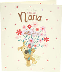 Boofle Bouquet Of Flowers Nana Birthday Card