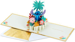 Disney 3D & Pop-Up Lilo & Stitch Stitch with Hawaiian Flowers