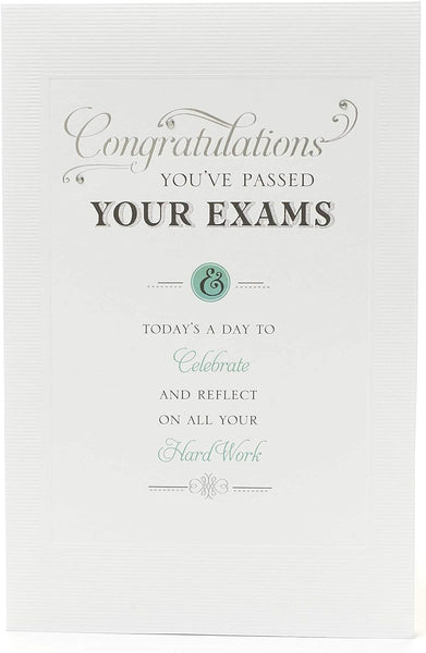 Exam Congratulations Passed Results Card