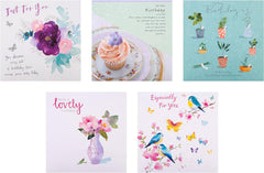 Floral Designs Multipack of 20 in 20 Birthday Cards