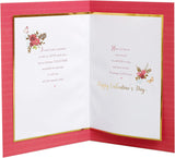Floral Heart Design for The One I Love Valentine's Day Card