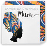 Kindred X Afrotouch - Amazing Mum - Birthday Card