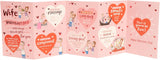 UK Greetings Valentine's Day Card For Wife - Cartoon Rhyme Design