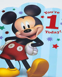 Disney Mickey Mouse 1st Birthday Card