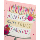 Birthday Card - Birthday Card for Her - Fabulous Auntie