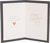 UK Greetings Valentine's Day Card For Fianc� - Large Heart Design