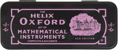 Helix Oxford Eco Maths Set – Pink, 9-Piece Sustainable Geometry Tools for School