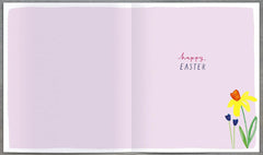 Easter Wishes Artistic Watercolour Easter Card