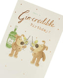 Boofle Gin-credible Birthday Card