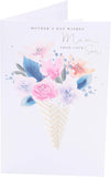 UK Greetings Mother's Day Card for Mum from your Son - Floral Bouquet Design
