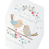 Stunning Mum And Dad Anniversary Card
