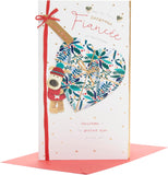 Boofle Embellished My Very Gorgeous Fianc�e Cuddly Cute Christmas Greeting Card