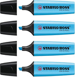 Stabilo Boss Original Highlighter Blue (Pack of 4)