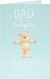 Adorable Teddy Father's Day Card For Dad From Daughter