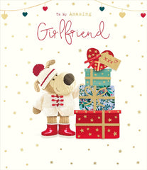 Boofle to My Amazing Girlfriend Adorable Cute Christmas Greeting Card 771172