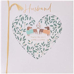 Husband Romantic Design With Pair of Sausage Dogs