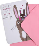 To The Best Mummy Ever – Hoppy Mother’s Day Card with Cute Bunny Design